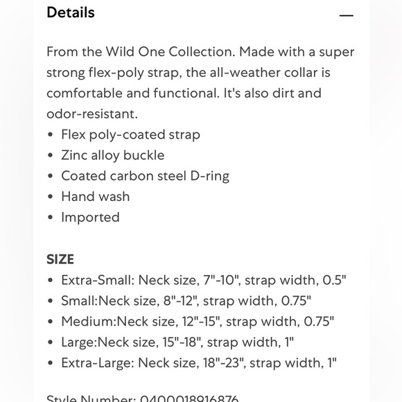 Wild One Collar in Blush
XS NEW 
$38 EXTRA SMALL  7”-10"  STRAP WIDTH 0.5” - Picture 16 of 16